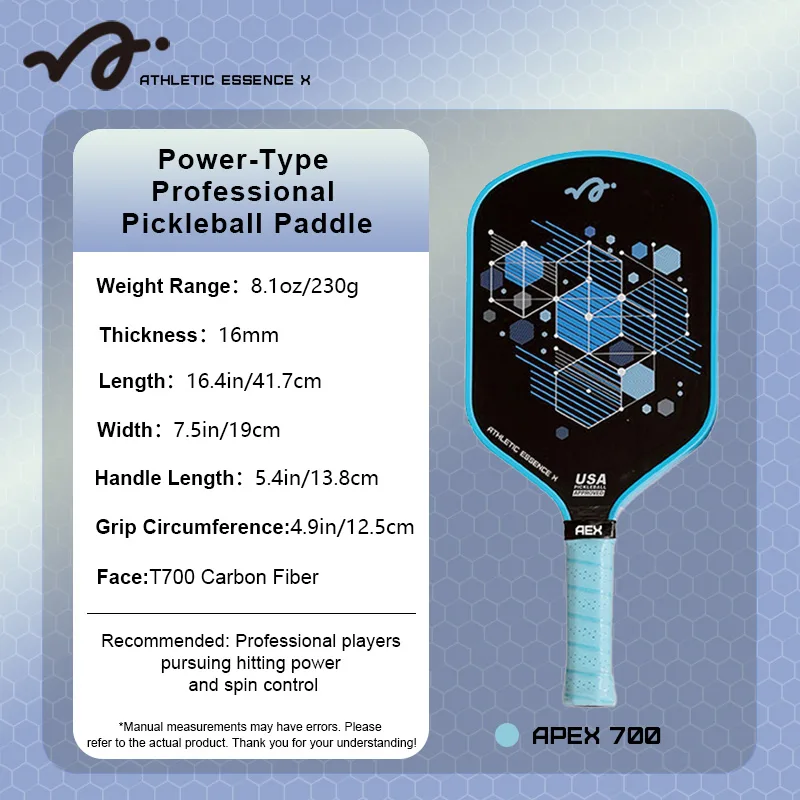 ACE Apex700 Thermoformed PP Honeycomb Paddle